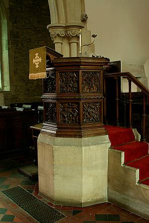 Deerhurst Priory - The Pulpit